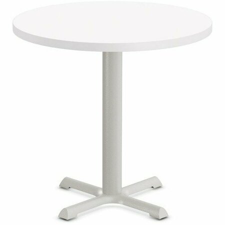 SPECIAL-T Table, Round, 36in Dia x 42in, Gray Base/White Top SCTSTAR236BHGWH